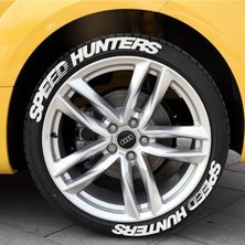 Otoelit Lastik Yazısı/araba Lastik Yazısı/tire Text/ Speedhunters 4lü Set+Yapıştırıcı+Zımpara