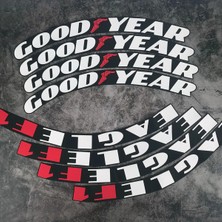 Otoelit Lastik Yazısı / Araba Lastik Yazısı / Tire Text Good Year Eagle 8 Li Set + Yapıştırıcı+Zımpara