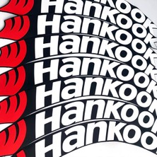 Otoelit Lastik Yazısı / Araba Lastik Yazısı / Tire Text Hankook 8 Li Set + Yapıştırıcı+Zımpara