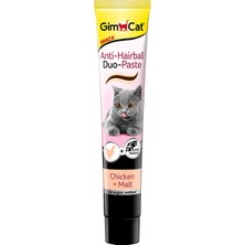 Gimcat Tavuk + Malt Lezzetli Anti-Hairball Duo Paste 50gr Kedi Ödülü Sağlıklı Beslenme