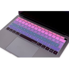 McStorey Laptop Macbook Air Klavye Koruyucu UK(EU) İngilizce Harf Baskılı A1932 ile Uyumlu Ombre