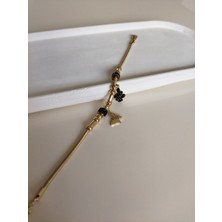 Stainless Steel Kelebek ve Yılan Charm Bileklik