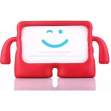 Alfa MEC Samsung Galaxy Tab A8 10.5 SM-X200 2021 Uyumlu Ibuy Silikon Eğlenceli Çocuk Kılıfı Figürlü Standlı