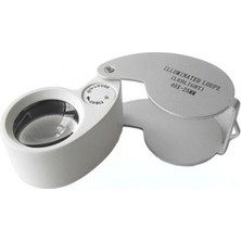 Evimdeyokyok Mini 40 x 25 mm Takı Büyüteç Cep Büyüteç Teftiş Elmas Pullar Madeni Kontrol Lup MG21011