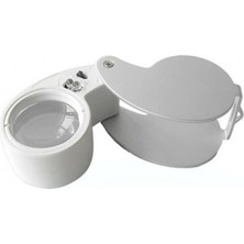 Evimdeyokyok Mini 40 x 25 mm Takı Büyüteç Cep Büyüteç Teftiş Elmas Pullar Madeni Kontrol Lup MG21011
