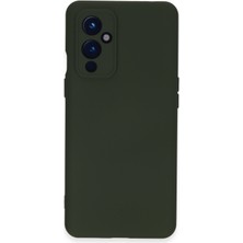 Newface One Plus 9 Kılıf Nano Içi Kadife  Silikon - Koyu Yeşil 317105