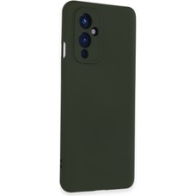 Newface One Plus 9 Kılıf Nano Içi Kadife  Silikon - Koyu Yeşil 317105