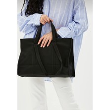Selin Butik26 Paraşüt Kumaş Shopper Amelia Kadın Kol ve Omuz Çantası