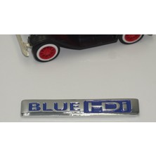 Dk Tuning Peugeot Blue Hdi Krom Metal 3m 3D Bagaj Logo Amblem