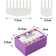 Hodbehod Örgü Yün Tığ Dantel Sabitleme Bloklama Tarak Kiti Aparatı 20 Set