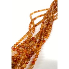 Hayalperest Boncuk Doğal Taş Akik 6 mm