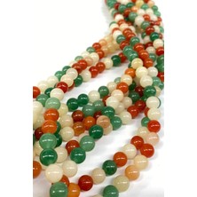 Hayalperest Boncuk Ceyt Doğal Taş Dizi 8 mm