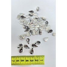 Kasalı Dikme Parlak Cam Damla Boncuk 10 Adet