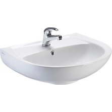 Ege Vitrifiye Kapya Oval Lavabo 60X48 cm