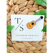 Tasarım Sentezi Rozet Metal Broş Yaka Okul Çantası Kıyafet Şapka Takı Aksesuar Gitar Klasik Akustik Klips Rosette