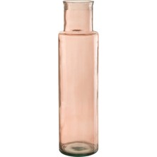 Laromita Decoration Cylinder Vazo Pembe / M