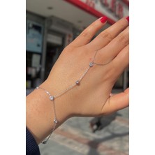 Erer Gümüş Gümüş Taşlı Kadın Şahmeran Bileklik CM128E69