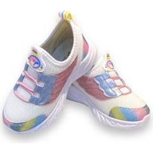 Little Tortoise Kız Çocuk Renkli Fileli Spor Ayakkabı