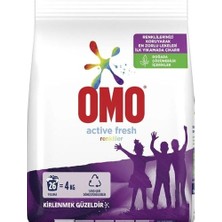 Omo Active Fresh Beyazlar 4 kg Toz Çamaşır Deterjanı-Omo Actıve Fresh Matık 4 kg Renkliler