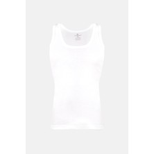 Ceylanoğlu 3'lü Erkek Ribana Geniş Askılı ATLET-023 Beyaz