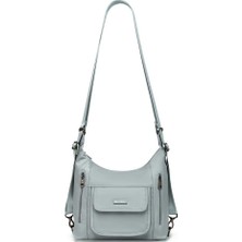 Barcelona Saten Kumaş Hem Sırt Hem Omuz Kadın Çantası Barcelona 2136