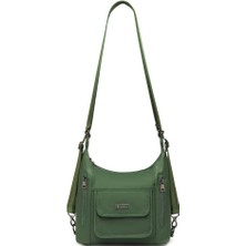 Barcelona Saten Kumaş Hem Sırt Hem Omuz Kadın Çantası Barcelona 2136