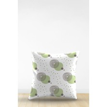 Artavessa Çift Tarafı Dijital Baskılı Dekoratif Suni Deri Kırlent Kılıfı