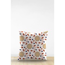 Artavessa Çift Tarafı Dijital Baskılı Dekoratif Suni Deri Kırlent Kılıfı