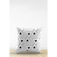 Artavessa Çift Tarafı Dijital Baskılı Dekoratif Suni Deri Kırlent Kılıfı