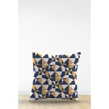 Artavessa Çift Tarafı Dijital Baskılı Dekoratif Suni Deri Kırlent Kılıfı