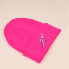 T-Funny Drummer Stick Işlemeli Bere