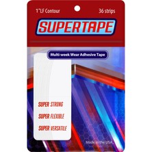 Truetape Supertape Protez Saç Bandı Oval 1''lf (2,5 cm x 7.5 cm) 36 Adet