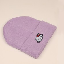 T-Funny Hello Kitty Işlemeli Bere
