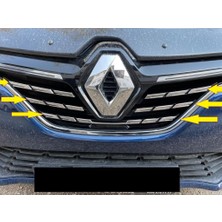 Renault Megane 4 Krom Ön Panjur 5 Parça 2021 ve Üzeri P.çelik