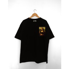 Mind Earth Oversize Pamuk Monalisa T-Shirt