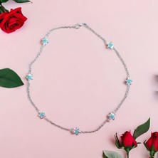 Crystal Atelier Yıldız Zincir Y2K Goth Kolye