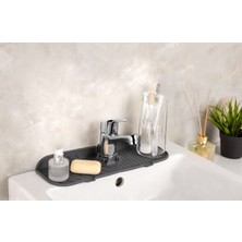 Main Shop Su Tutucu Musluk Mat Lavabo Için Silikon Esnek Musluk Tutucu Raf Mutfak Tezgahı Koruma
