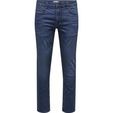 Only & Sons Normal Bel Dar Koyu Mavi Erkek Denim Pantolon Onsloom Slım One Dbd 6455 Pım Dnm V