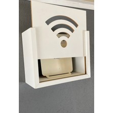 BirbeyStore Wifi-Modem Kutusu Saklama Duvar Düzenleyici Mdf Uzunluk (22CM) Genişlik (28CM) Derinlik (12CM)