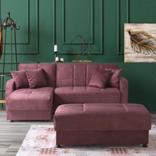 Eymense Lion Puflu Köşe Koltuk Takımı