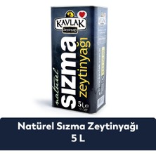 Kavlak Naturel Sızma Soğuk Sıkım Zeytinyağı 5 Lt