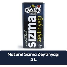 Kavlak Naturel Sızma Soğuk Sıkım Zeytinyağı 5 Lt