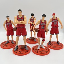 Basketbol Anime Slam Dunk 5 Li Set Eylem Karakter Figür Oyuncak Biblo 18 cm