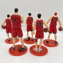 Basketbol Anime Slam Dunk 5 Li Set Eylem Karakter Figür Oyuncak Biblo 18 cm