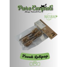 Purecanpati Kurutulmuş  Köpek Çiğneme Kemiği Natural Tavuk Lolipop