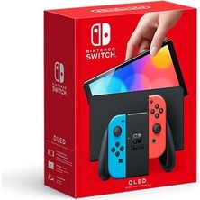 Nintendo Switch Oled Oyun Konsolu Kırmızı-Mavi - G