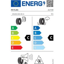 Petlas 195/65 R15 95H Reinf Multiaction Pt565 Oto Dört Mevsim Lastiği (Üretim Yılı: 2024)