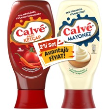 Calve Acılı Ikili Orta Set Ketçap Mayonez 810G