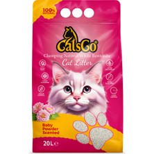 Cats Go Bebek Pudralı Premium Kedi Kumu 20 Lt Dev Boy