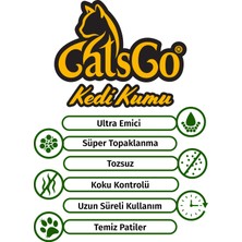 Cats Go Natural Premium Kedi Kumu 10 lt